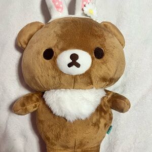 Brown Plush Bear with Bunny Ears
